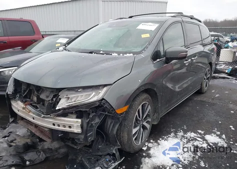2018 Honda Odyssey Elite from USA, damaged, VIN 5FNRL6H93JB091725